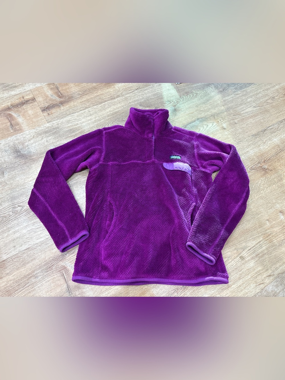 Patagonia Women’s Deep Purple Quarter-Zip Fleece Pullover